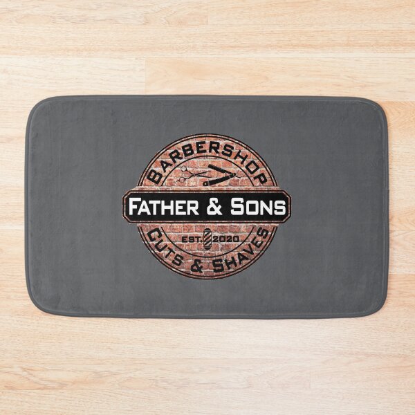 Item preview, Father and Son Barbershop designed and sold by UnboundFull.