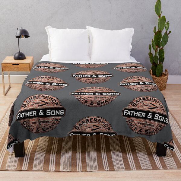 Item preview, Father and Son Barbershop designed and sold by UnboundFull.