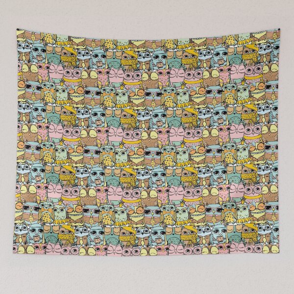 Item preview, Cute Owl Pattern designed and sold by MvuuStudio.