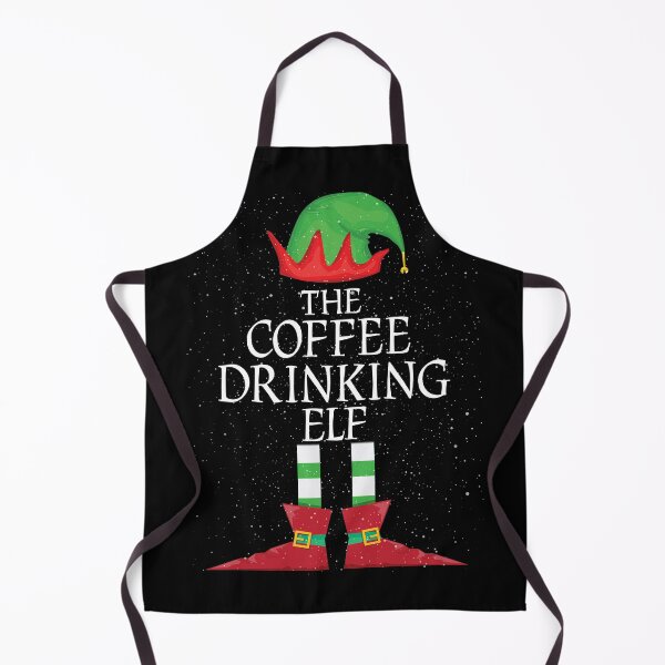 Item preview, Coffee Drinking Elf Family Matching Christmas Group Funny Gift designed and sold by Teejamson.