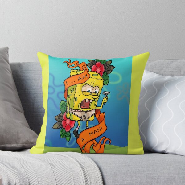 Item preview, Spongebob - Shaving - I am a man - Fan Art designed and sold by aalkahalah.