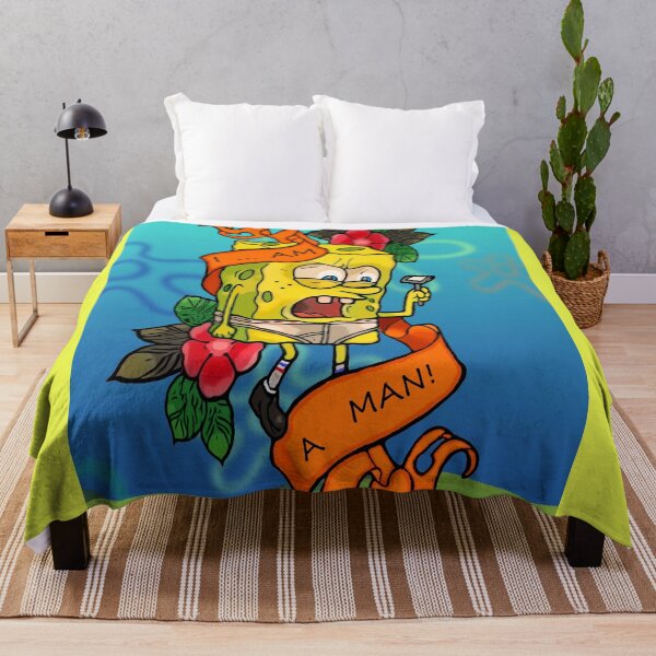 Item preview, Spongebob - Shaving - I am a man - Fan Art designed and sold by aalkahalah.