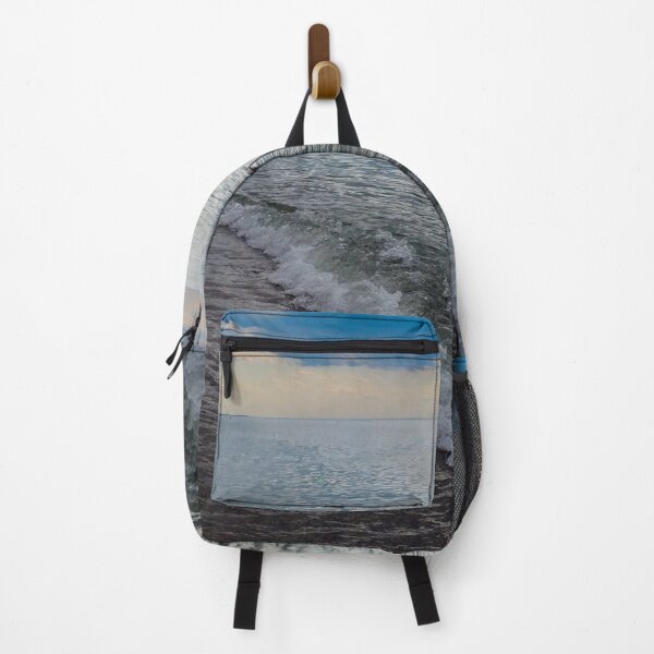 Item preview, Seascape - Seagull Flying over Port Stanley Beach, Ontario, designed and sold by Robert Link.