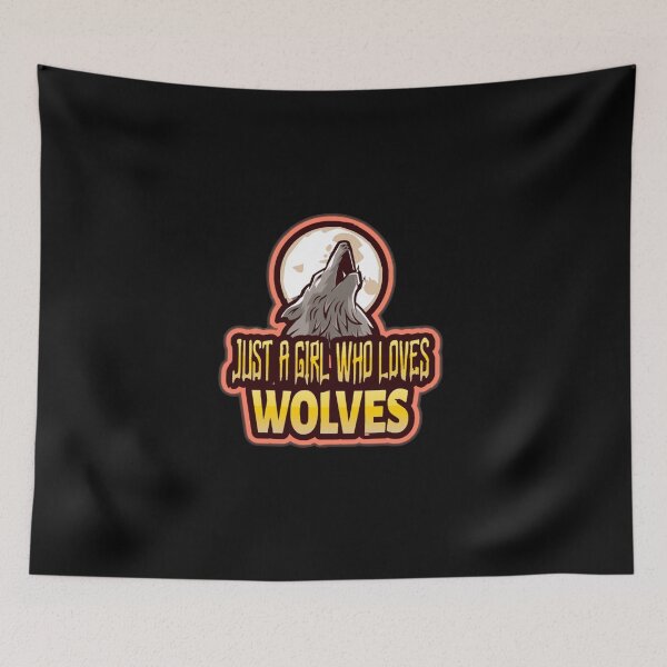 Item preview, Just a Girl Who loves Wolves designed and sold by MKThock.