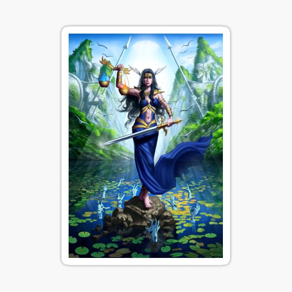 Lady Justice Sticker