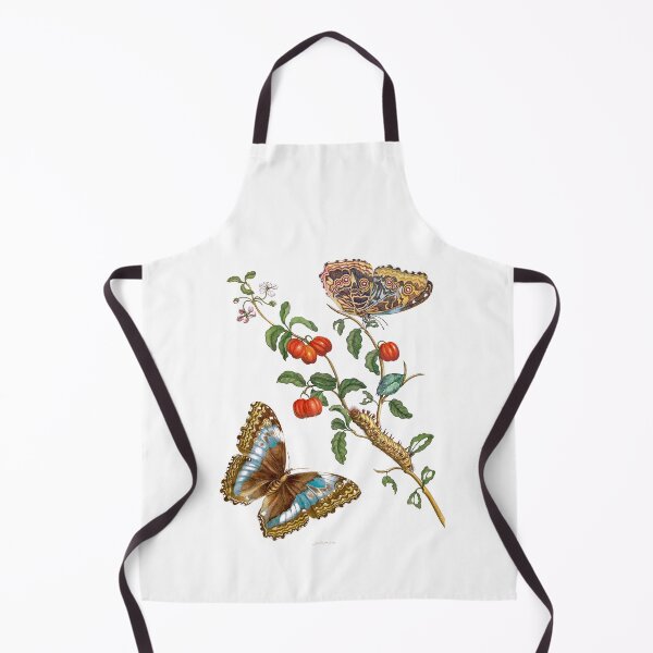 Item preview, Butterfly peacock mirror on forage plant - Maria Sibylla Merian designed and sold by 1001karte.