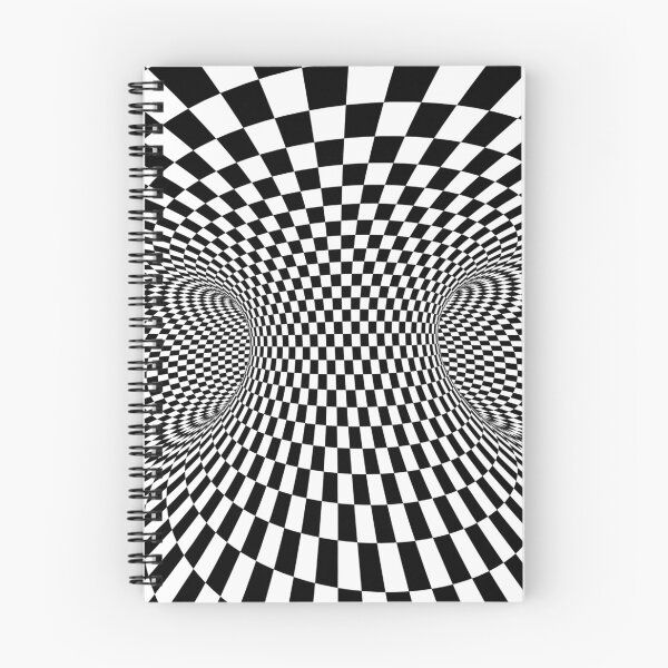 Item preview, Chess Board/Checker Pillar Vortex Pattern - Black designed and sold by miTeless seDign.
