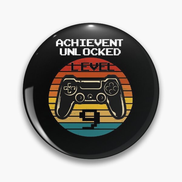 Item preview, birthday achievement unlocked level up gamer  designed and sold by PERsonalthreads.