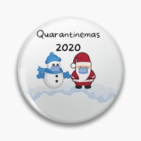 Item preview, Quarantinemas Santa and snow man  designed and sold by Socool101.