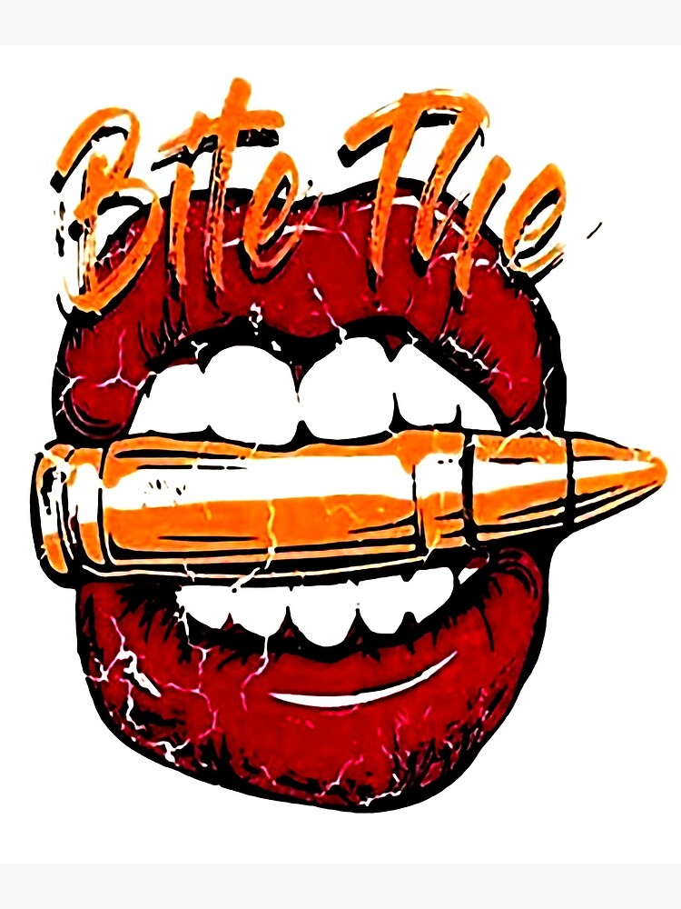 bite-the-bullet-letter-poster-for-sale-by-katherinedream-redbubble