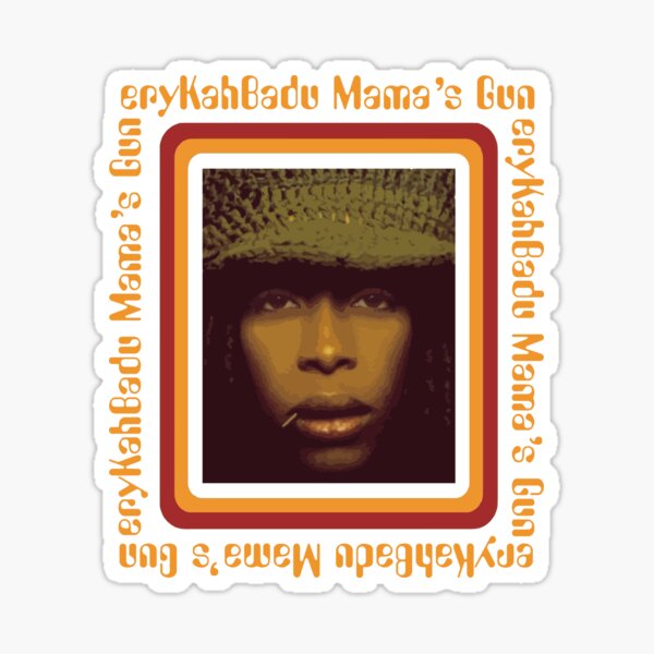 Aperçu de l'œuvre BowersJ Erykah Badu Mama_s Gun Hommes_s créée et vendue par KatherineDream.