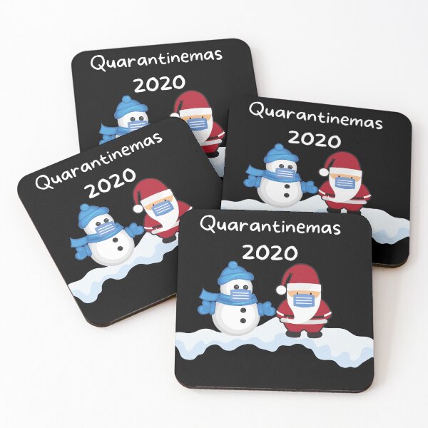 Item preview, Snow man and Santa Quarantinemas  designed and sold by Socool101.