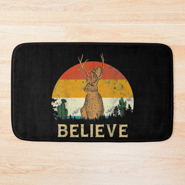 Item preview, Jackrabbit Desert Mountain Cactus Sunshine Believe Jackalope designed and sold by sherylnelson.