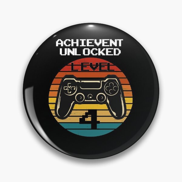 Item preview,  birthday achievement unlocked level up gamer  designed and sold by PERsonalthreads.