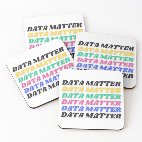 Item preview, Data Matter (White Background) designed and sold by Rosinda.