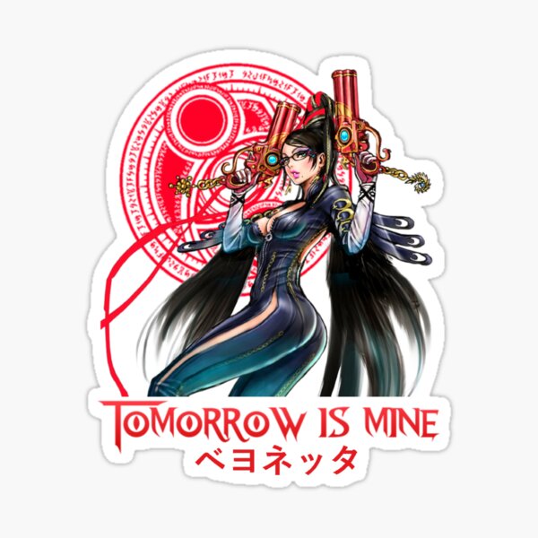 Bayonetta design | Tomorrow is mine Sticker