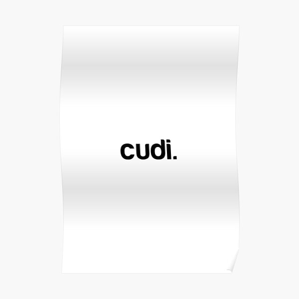 Poster Kid Cudi Redbubble