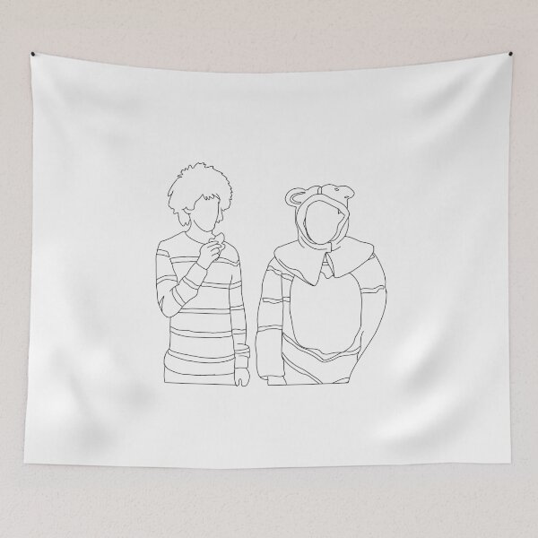 Item preview, Troy and Abed dressed up for Halloween - Lineart designed and sold by Antoni H.