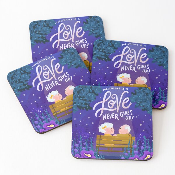 Item preview, Love never gives up designed and sold by amydomingo.
