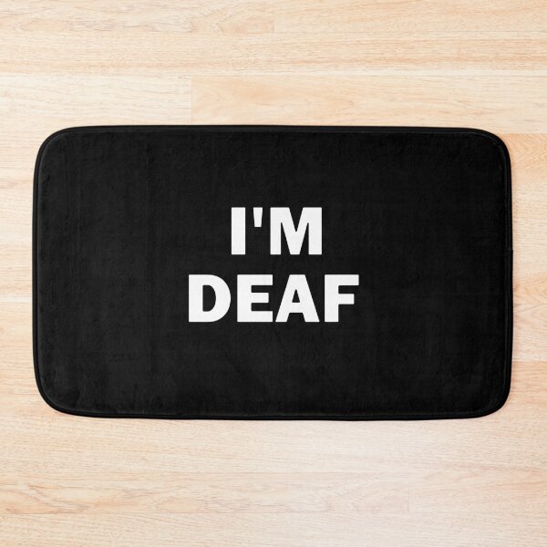 Item preview, I'm Deaf Hearing Impaired Disability designed and sold by bebopboop.