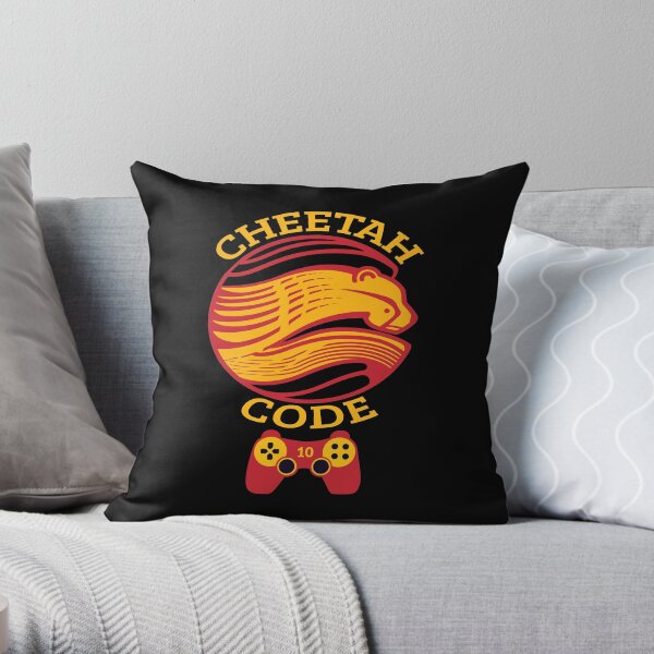 Cheetah Code KC | The Hill Cheat Code for Kansas City Fans | Gamer Controller Throw Pillow