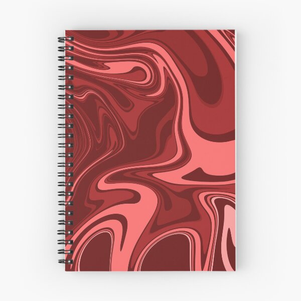 Item preview, red color psychedelic fluid art abstract background designed and sold by GoArdWork.