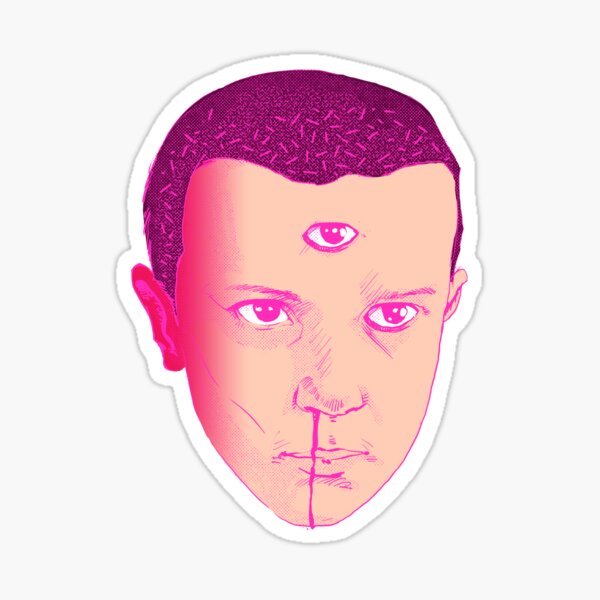 " Eleven Nosebleed" Sticker by humandefect1989 Redbubble
