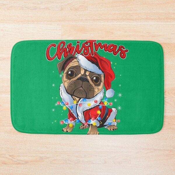 Item preview, Pug Dog Christmas designed and sold by Tranguyen.