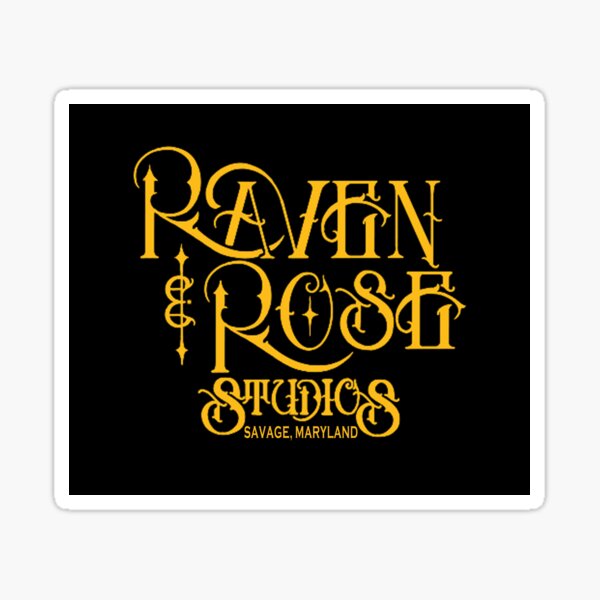 RR Lettering Logo Sticker