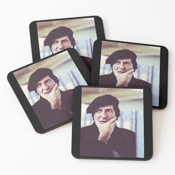 Item preview, Leonard Cohen photo in beret - Black designed and sold by KatherineDream.
