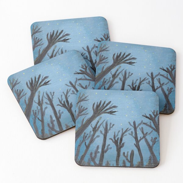 Item preview, Trees at night designed and sold by SashaSprite.