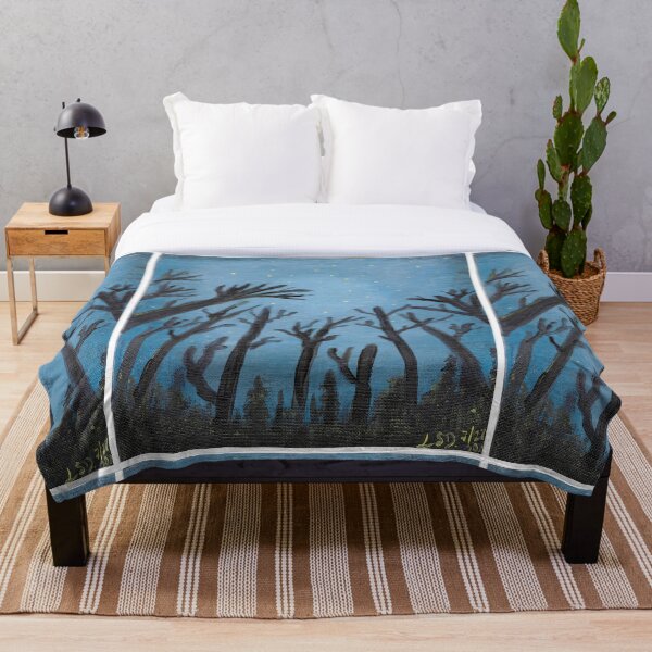 Item preview, Trees at night designed and sold by SashaSprite.