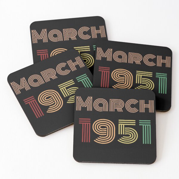 Item preview, March 1951 Design, Happy 70th Birthday. designed and sold by marosharaf.
