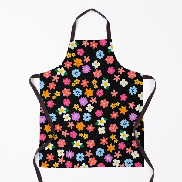 Item preview, Flowers Fleurs Flores Blumen Sveeti - Noir designed and sold by janraydesigns.