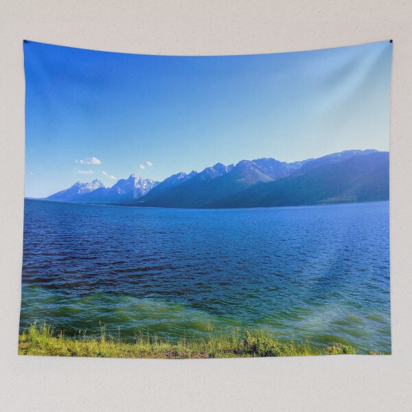 Item preview, Calm Bright Blue Waves designed and sold by passing-through.