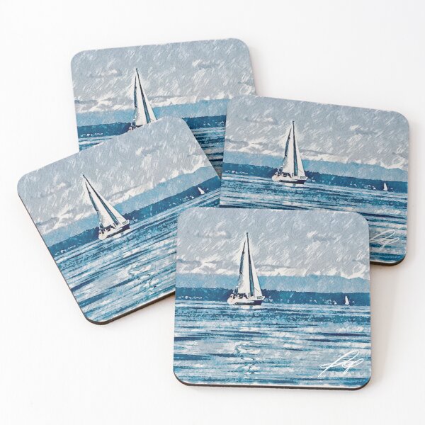 Item preview, Sailing on a gray day designed and sold by Christine Sternfels.