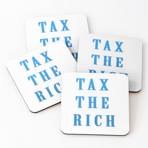Item preview, Classy blue Tax the rich designed and sold by thetholab.