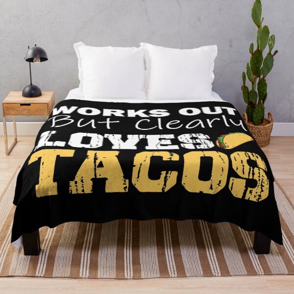 Item preview, Works Out But Clearly Loves Tacos designed and sold by ilias13.