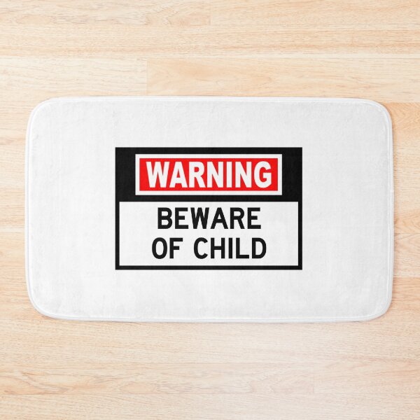 Item preview, WARNING Child Beware sign designed and sold by NewCastleDesign.