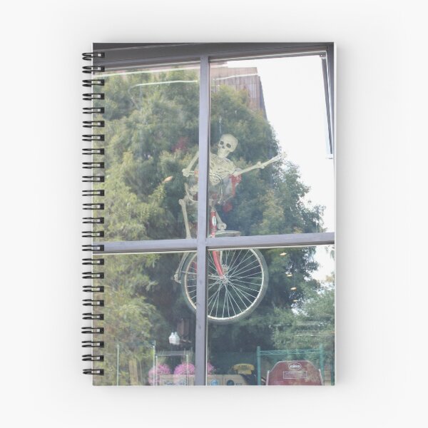 Item preview, The Skeleton on the Bike in the Window…No Really (Unedited) designed and sold by Silver Sky by Janet.