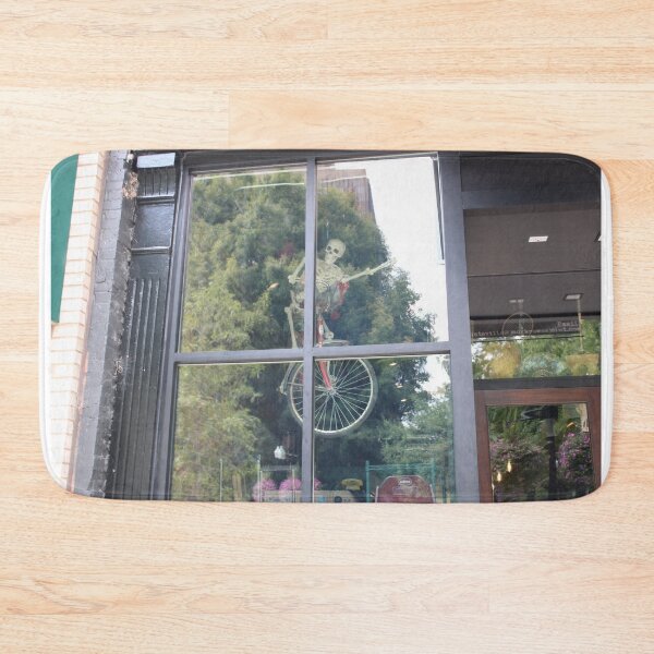 Item preview, The Skeleton on the Bike in the Window…No Really (Unedited) designed and sold by Silver Sky by Janet.