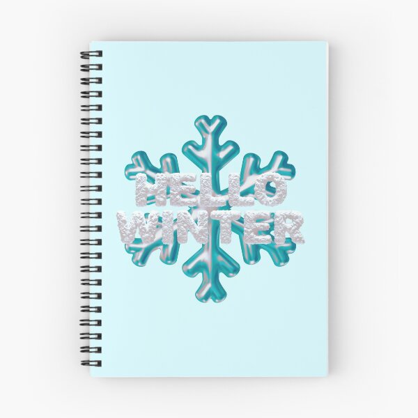 Item preview, “Hello Winter” Snowbank & Snowflake - Light Aqua designed and sold by PawsitiveMum.