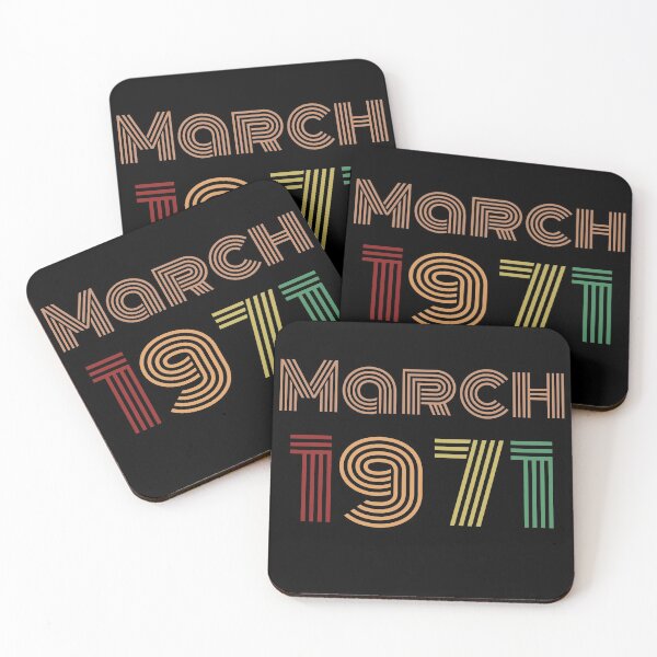 Item preview, March 1971 Design, Happy 50th Birthday, designed and sold by marosharaf.