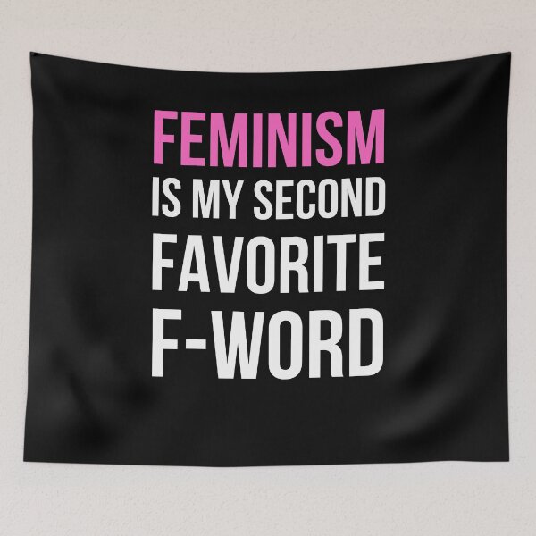 Item preview, Womens Feminist Is My Second 2nd Favorite F-word Funny Quote Sayings designed and sold by WichitaClothing.
