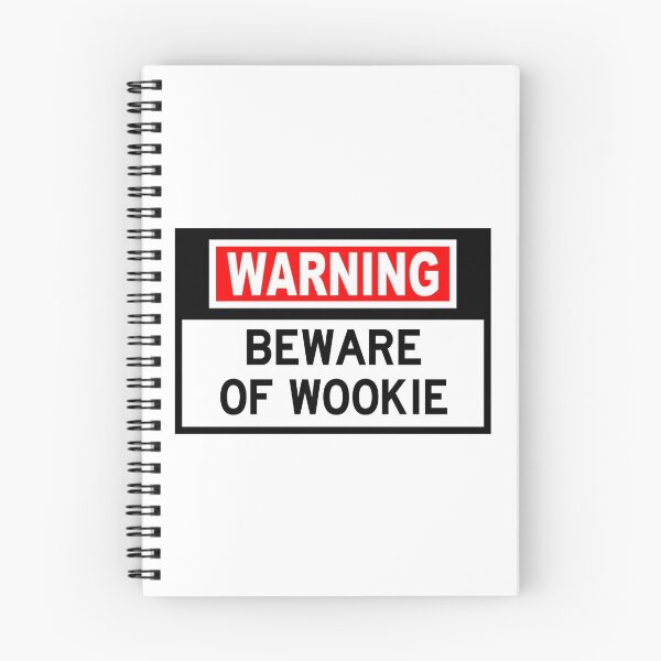 Aperçu de l'œuvre AVERTISSEMENT Wookie Attention signe créée et vendue par NewCastleDesign.