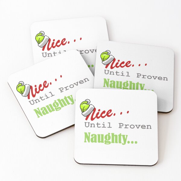 Item preview, Nice Until Proven Naughty Funny Christmas designed and sold by loveoceanair.