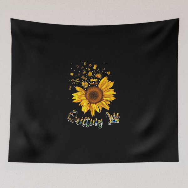 Aperçu de l'œuvre Quilting Life Love Sun Flower créée et vendue par heocaca.