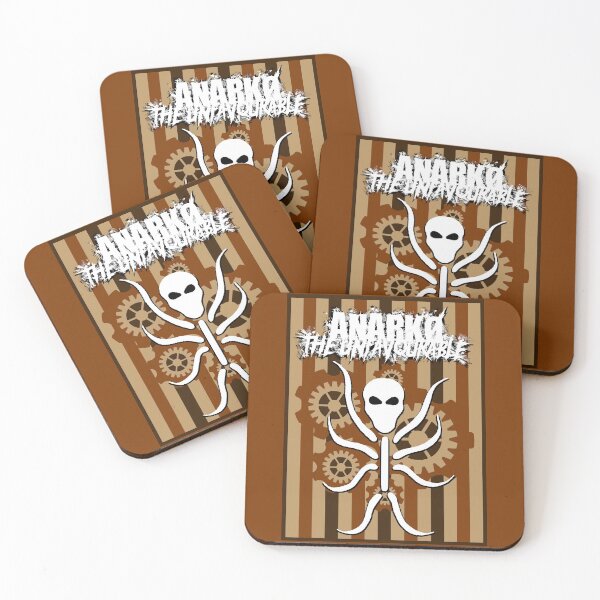 Item preview, Anarko The Unfavourable: Steampunk Stripes & Gears With Glyph & Logo designed and sold by Jessie Slamwhorella.