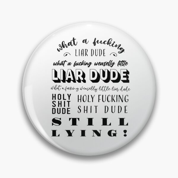 Item preview, hasan piker - what a liar dude typography designed and sold by cameronbaba.
