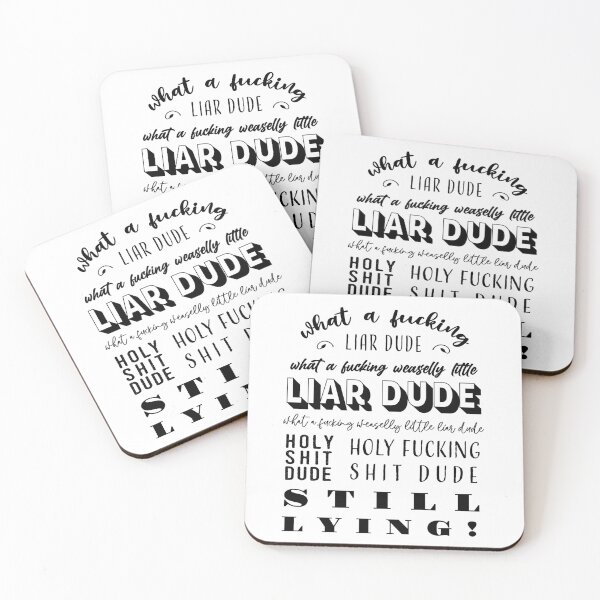 Item preview, hasan piker - what a liar dude typography designed and sold by cameronbaba.